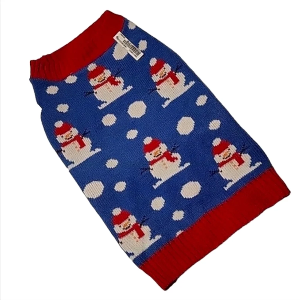 NEW Cozy Snowman Cableknit Pet Sweater from Target